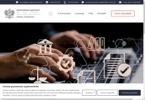 Komornik Sądowy przy Sądzie Rejonowym w Gorzowie Wielkopolskim Kancelaria Komornicza nr IX Paweł Żurawski